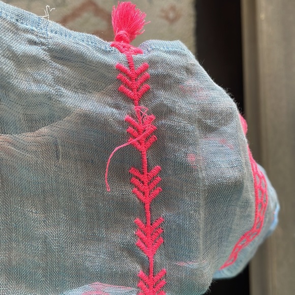 Light Cotton-Blended Scarf - Picture 3 of 5